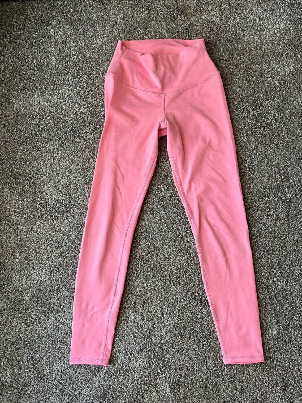 Alo Yoga Airbrush 7/8 Leggings Bright Pink High Waist Size XXS Pilates Workout